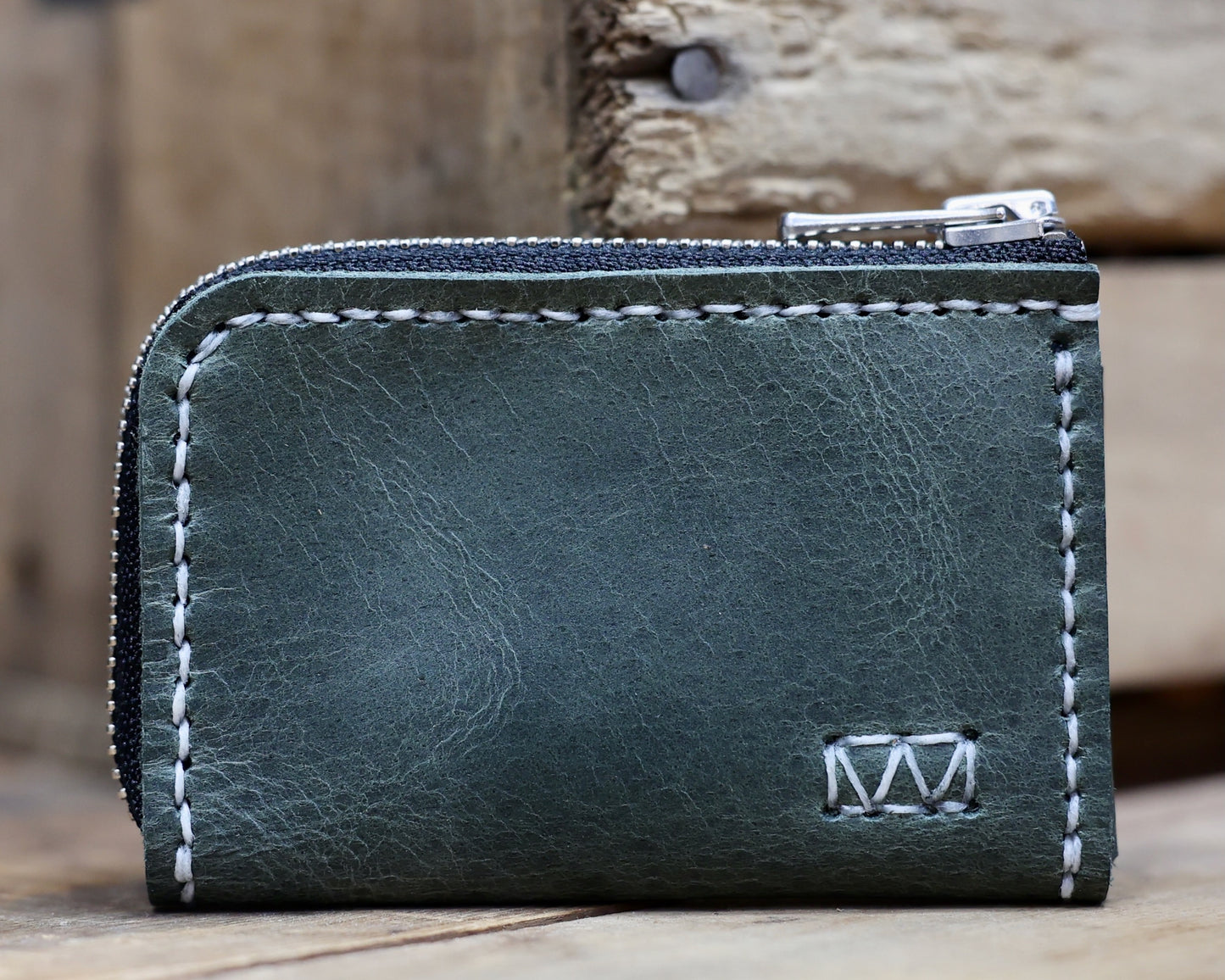 Green Leather Wallet